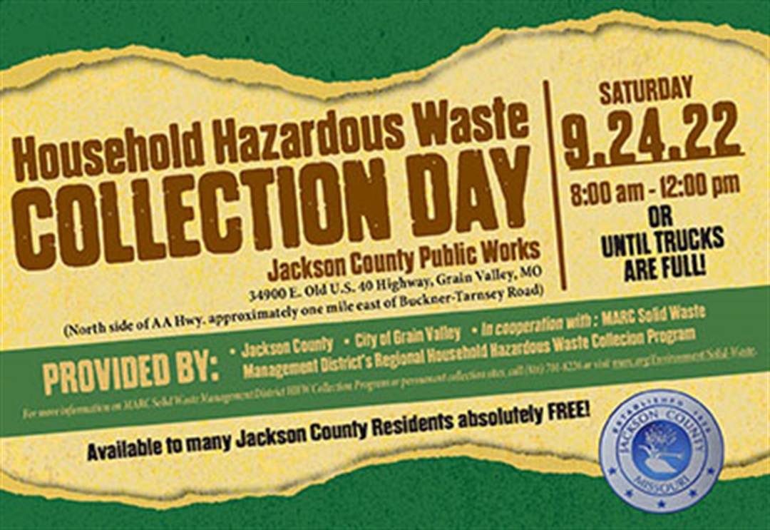 2022 Household Hazardous Waste Collection Day Jackson County MO